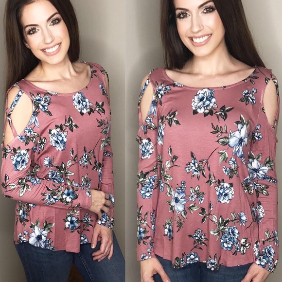 Mauve Floral Top - Picture 6 of 7